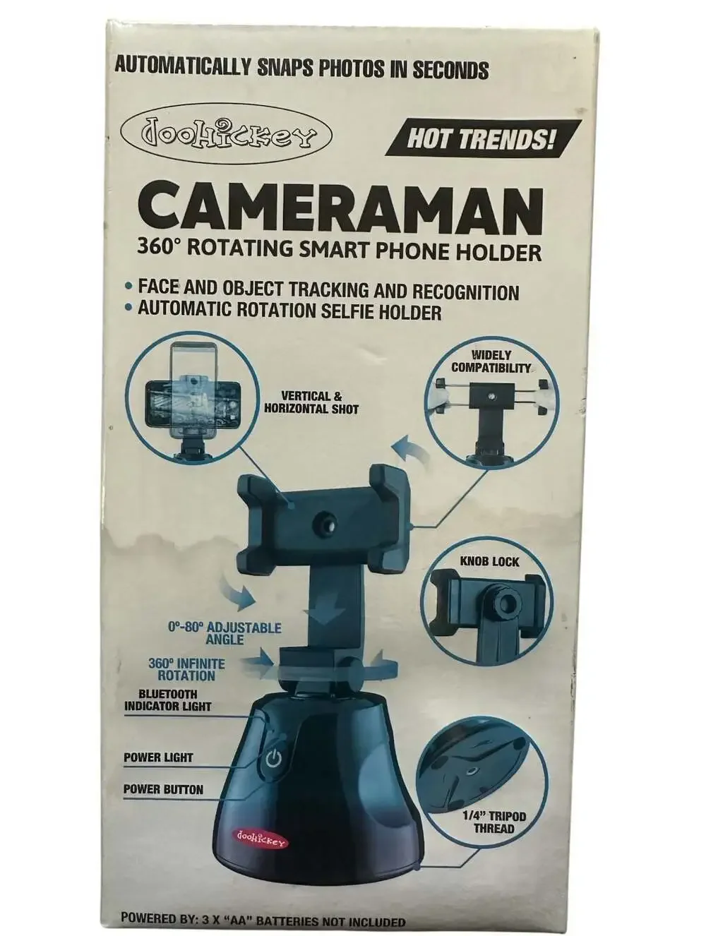 DooHickey Cameraman 360° Rotating Smart Phone Holder